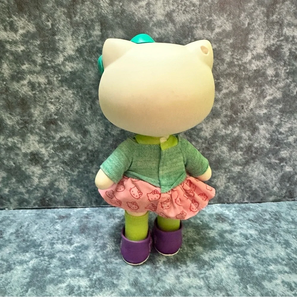 Hello Kitty Doll with Pink Skirt and Teal Sweater